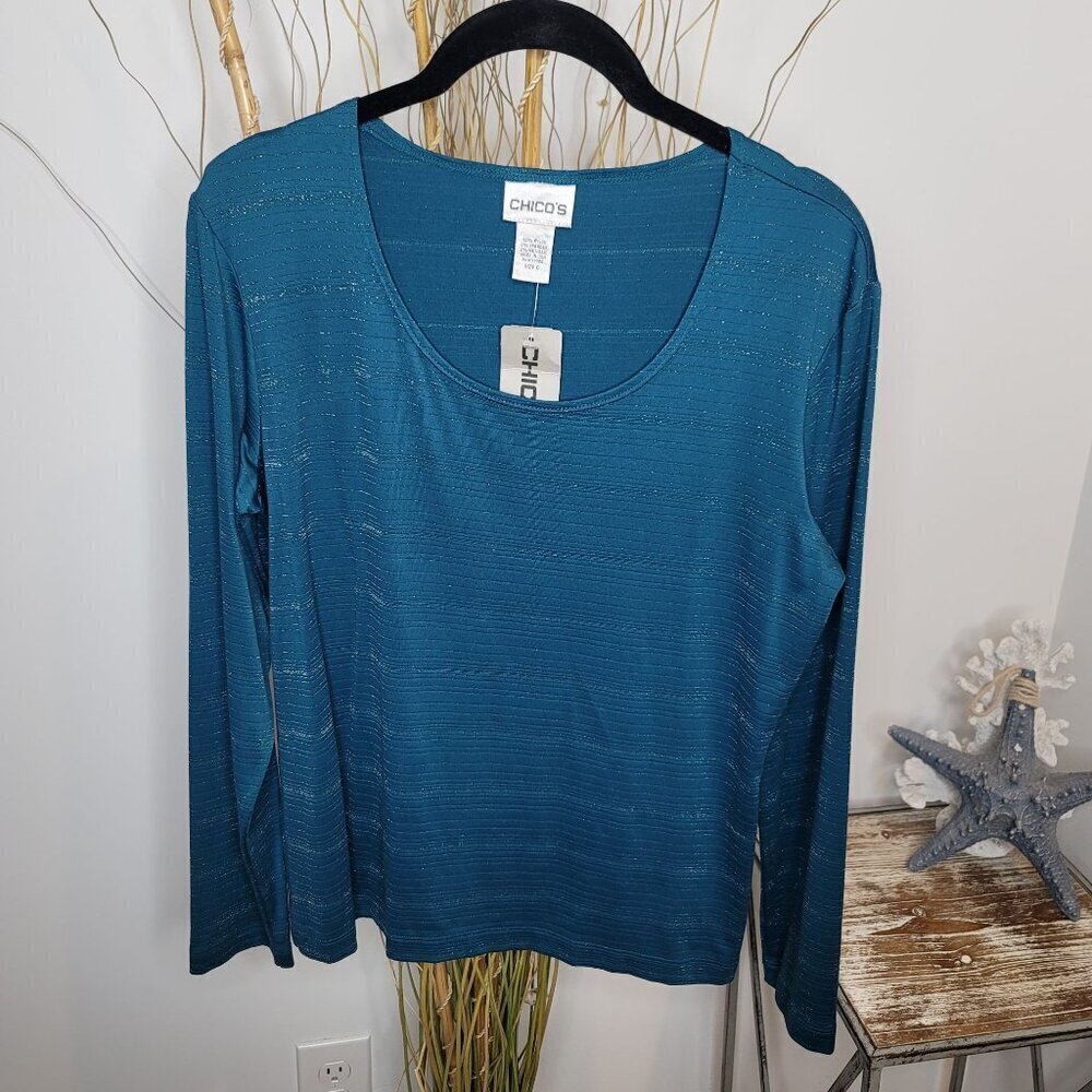 Chico's NWT Blouse Womens‎ 0 (Small)